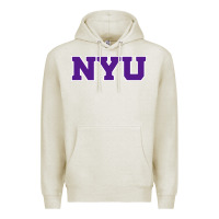 Oatmeal Heather new york university nyu Premium Hoodie - linhVisuals