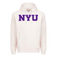 Pale Pink new york university nyu Premium Hoodie - linhVisuals
