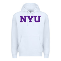 White new york university nyu Premium Hoodie - linhVisuals