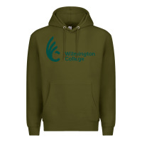Army Green wilmington college Premium Hoodie - linhVisuals