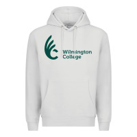 Dove Grey wilmington college Premium Hoodie - linhVisuals