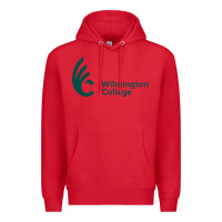Red wilmington college Premium Hoodie - linhVisuals