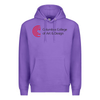 Purple columbus college of art and design Premium Hoodie - linhVisuals
