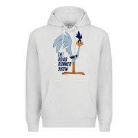 Dove Grey The Road Runner Show Premium Hoodie - linhVisuals