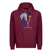 Burgundy The Road Runner Show Premium Hoodie - linhVisuals