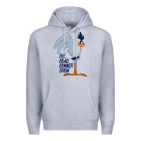 Heather Grey The Road Runner Show Premium Hoodie - linhVisuals