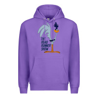 Purple The Road Runner Show Premium Hoodie - linhVisuals