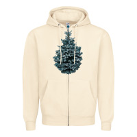 Sandshell Colorado Blue Spruce Zipper Hoodie - RanaPortraitStore