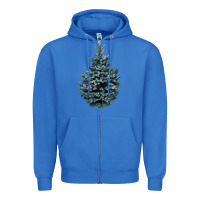 True Royal Colorado Blue Spruce Zipper Hoodie - RanaPortraitStore
