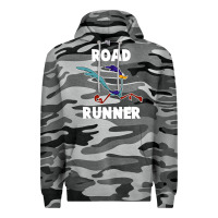 Slate Camo Road Runner Beep Beep Premium Hoodie - linhVisuals
