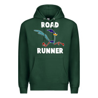 Sports Green Road Runner Beep Beep Premium Hoodie - linhVisuals