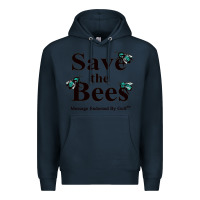 Navy save the bees   tyler the creator Premium Hoodie - linhVisuals