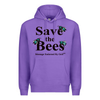 Purple save the bees   tyler the creator Premium Hoodie - linhVisuals