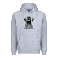 Heather Grey hunt showdown anniversary three of skulls black t shirt Premium Hoodie - linhVisuals