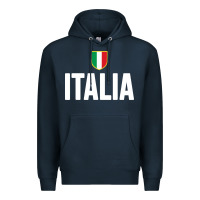 Navy italia soccer jersey Premium Hoodie - linhVisuals