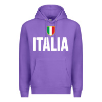 Purple italia soccer jersey Premium Hoodie - linhVisuals