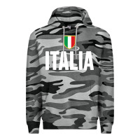 Slate Camo italia soccer jersey Premium Hoodie - linhVisuals