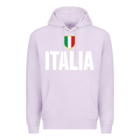 Lilac italia soccer jersey Premium Hoodie - linhVisuals