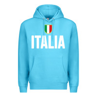 Ocean Blue italia soccer jersey Premium Hoodie - linhVisuals