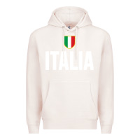 Pale Pink italia soccer jersey Premium Hoodie - linhVisuals
