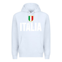 White italia soccer jersey Premium Hoodie - linhVisuals