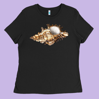 Murex Snail Ladies Tee Designed By Lillyallendesigns
