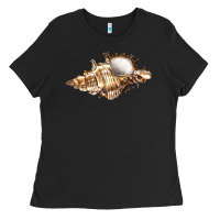 Black murex snail Ladies Tee - LillyAllenDesigns