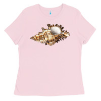 Bubblegum Pink murex snail Ladies Tee - LillyAllenDesigns