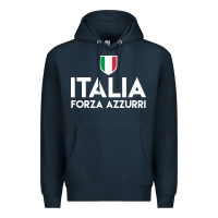 Navy italia soccer jersey Premium Hoodie - linhVisuals