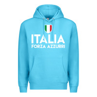 Ocean Blue italia soccer jersey Premium Hoodie - linhVisuals