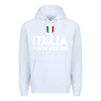 White italia soccer jersey Premium Hoodie - linhVisuals