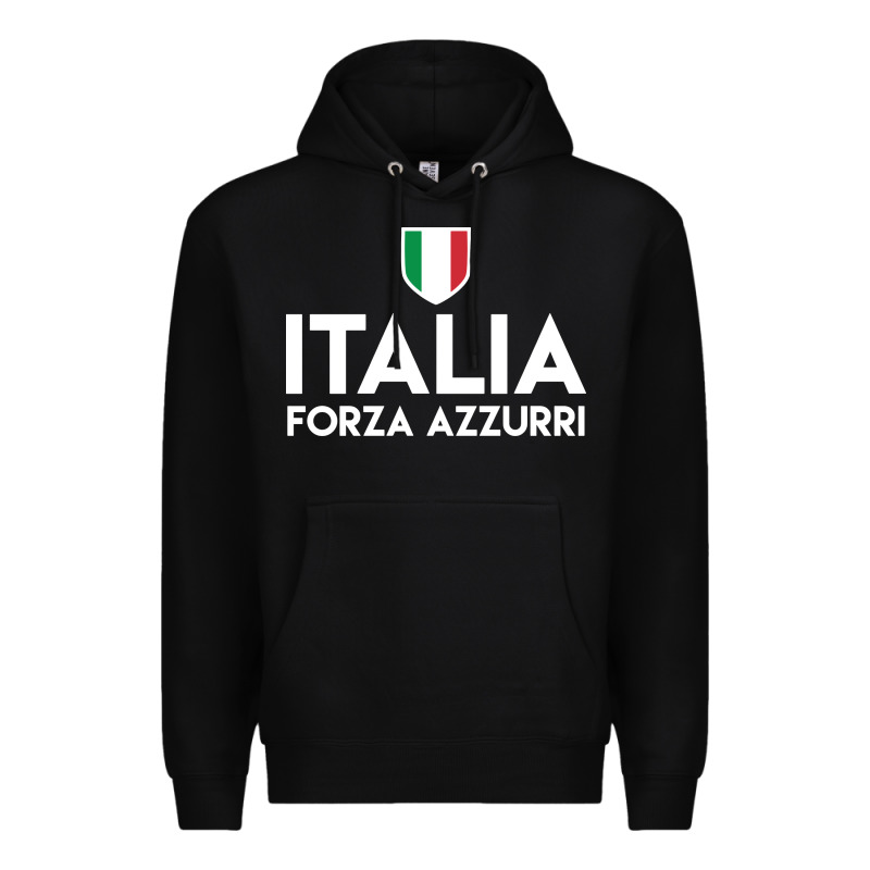 Italia Soccer Jersey Premium Hoodie by linhVisuals | Teevron