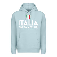 Blue Mist italia soccer jersey Premium Hoodie - linhVisuals