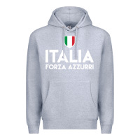 Heather Grey italia soccer jersey Premium Hoodie - linhVisuals