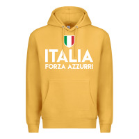 Mustard italia soccer jersey Premium Hoodie - linhVisuals