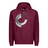 Burgundy emily carr university of art and design Premium Hoodie - linhVisuals