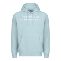 Blue Mist i'm an adult, but not like Premium Hoodie - linhVisuals