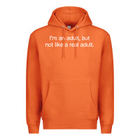Carrot i'm an adult, but not like Premium Hoodie - linhVisuals