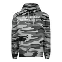 Slate Camo i'm an adult, but not like Premium Hoodie - linhVisuals
