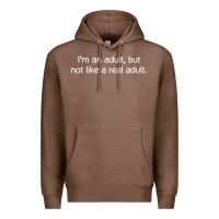 Chestnut i'm an adult, but not like Premium Hoodie - linhVisuals
