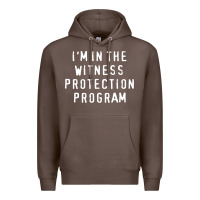 Coffee i'm in the witness protection program Premium Hoodie - linhVisuals