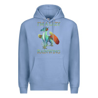 Colony Blue Chill Rainwing Dragon Retro Fan Tee Wings of Fire Premium Hoodie - linhVisuals