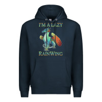 Navy Chill Rainwing Dragon Retro Fan Tee Wings of Fire Premium Hoodie - linhVisuals