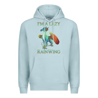 Blue Mist Chill Rainwing Dragon Retro Fan Tee Wings of Fire Premium Hoodie - linhVisuals