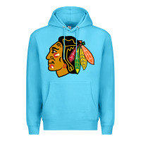Ocean Blue the  blackhawks Premium Hoodie - linhVisuals