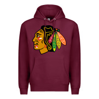 Burgundy the  blackhawks Premium Hoodie - linhVisuals
