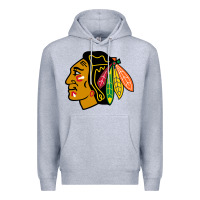 Heather Grey the  blackhawks Premium Hoodie - linhVisuals