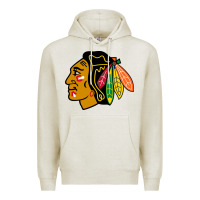 Oatmeal Heather the  blackhawks Premium Hoodie - linhVisuals