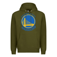 Army Green Golden state Premium Hoodie - linhVisuals