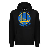 Black Golden state Premium Hoodie - linhVisuals
